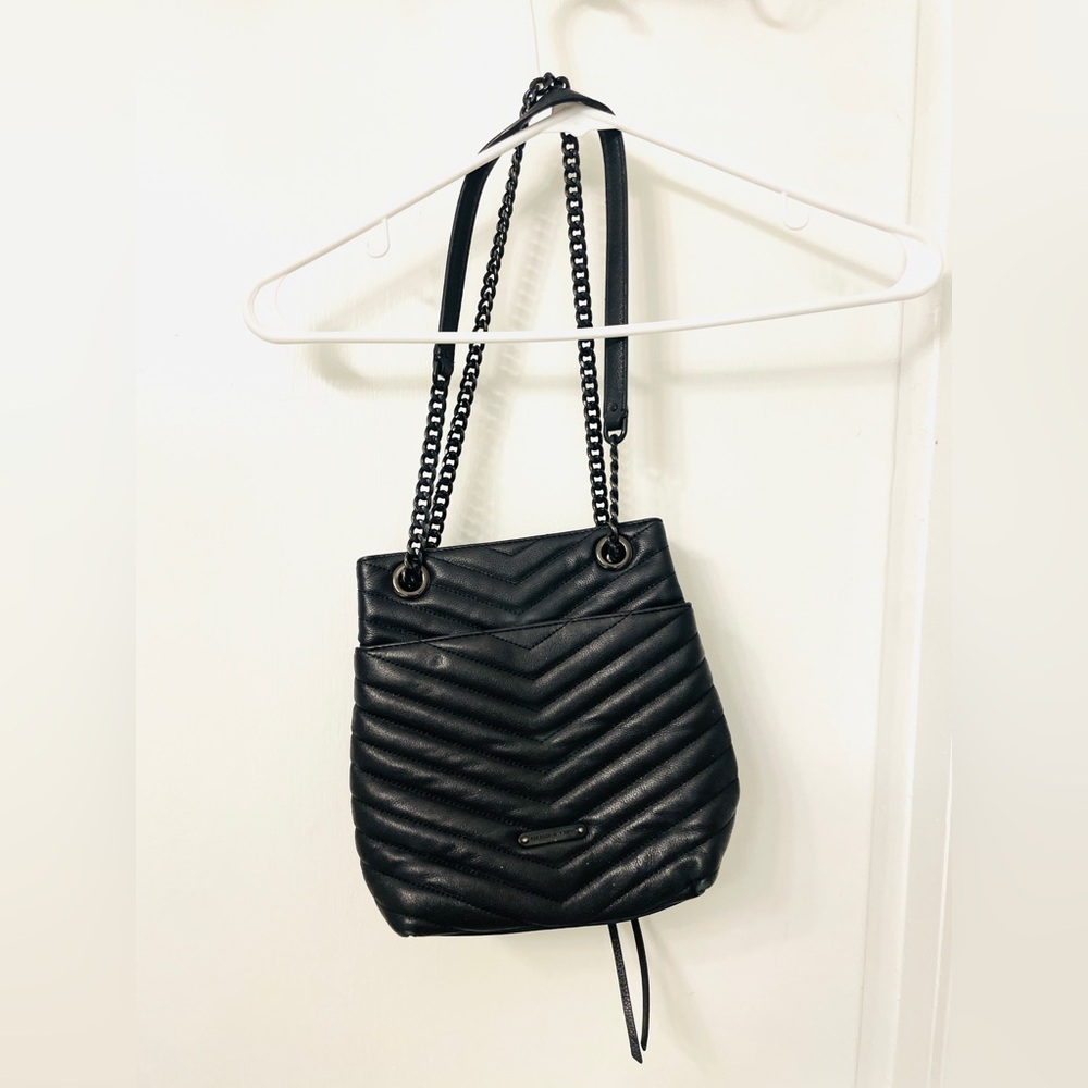 Black Quilted Shoulder Bag